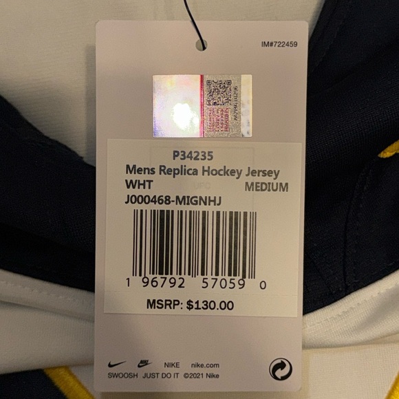 University of Michigan Nike Hockey Jersey - Picture 3 of 4